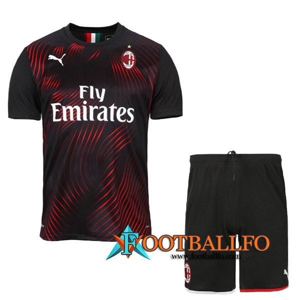 Traje Camisetas Futbol Milan AC Tercera 2019/2020