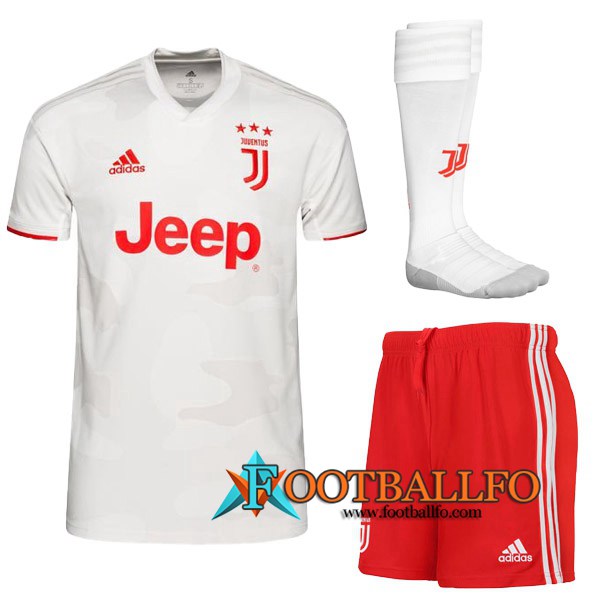 Traje Camisetas Futbol Juventus Segunda + Calcetines 2019/2020