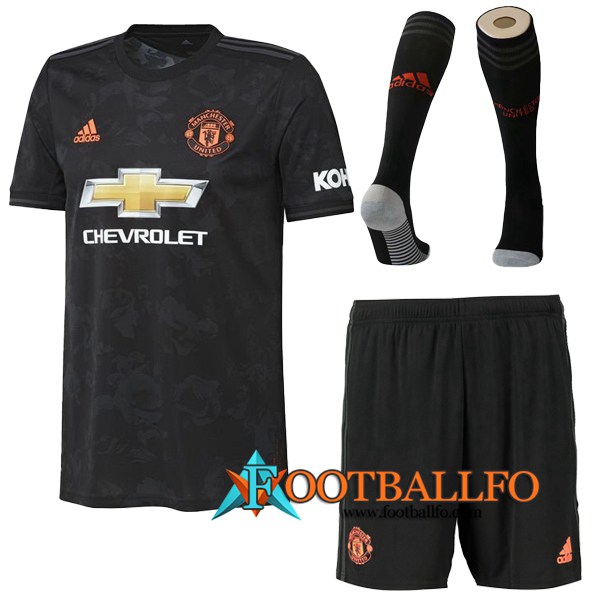 Traje Camisetas Futbol Manchester United Tercera + Calcetines 2019/2020