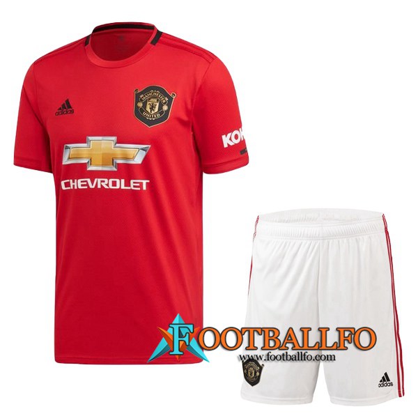 Traje Camisetas Futbol Manchester United Primera 2019/2020