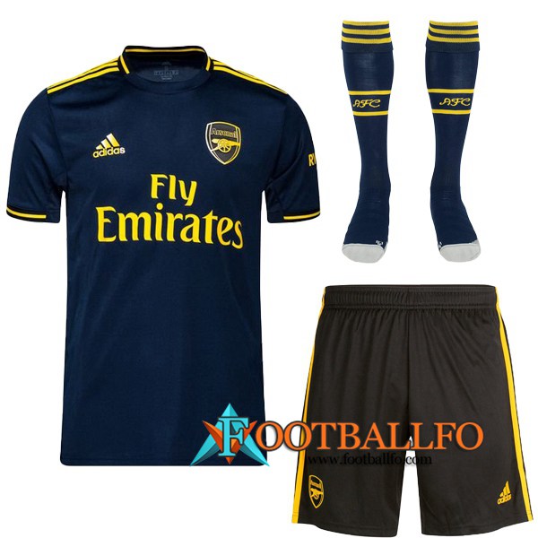 Traje Camisetas Futbol Arsenal Tercera + Calcetines 2019/2020