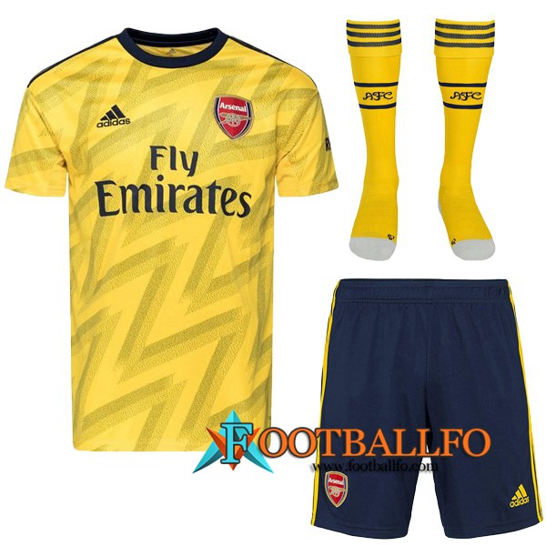 Traje Camisetas Futbol Arsenal Segunda + Calcetines 2019/2020