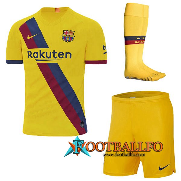 Traje Camisetas Futbol FC Barcelona Segunda + Calcetines 2019/2020