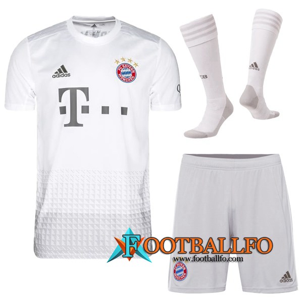 Traje Camisetas Futbol Bayern Munich Segunda + Calcetines 2019/2020