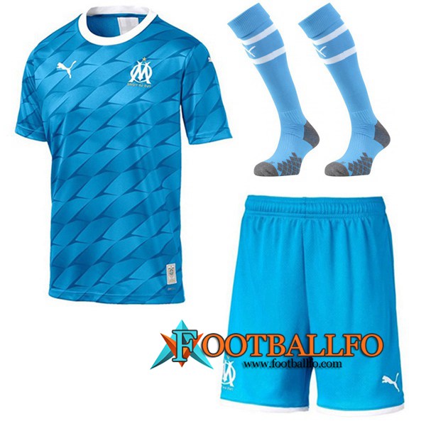 Traje Camisetas Futbol Marsella OM Segunda + Calcetines 2019/2020