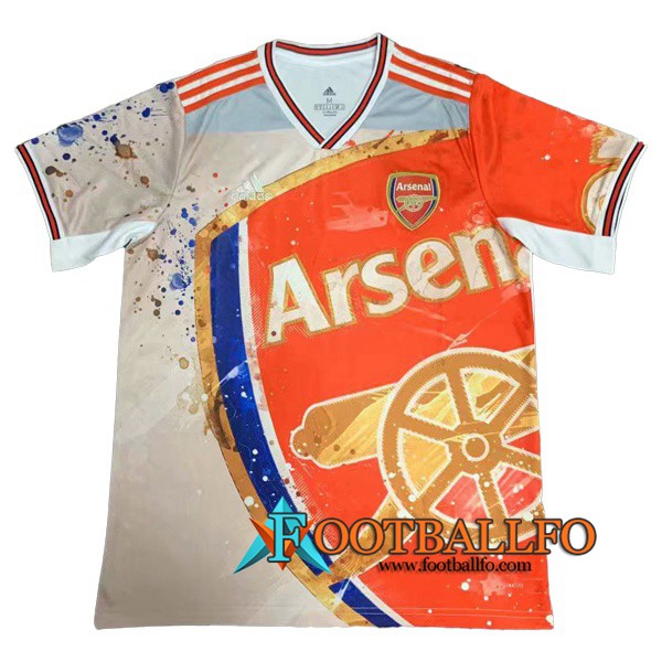 Camisetas Futbol Arsenal Version clasica Roja Blanco 2019/2020
