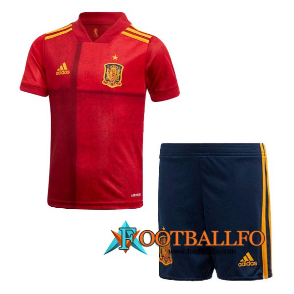 Camisetas Futbol Espana Niños Primera 2020/2021