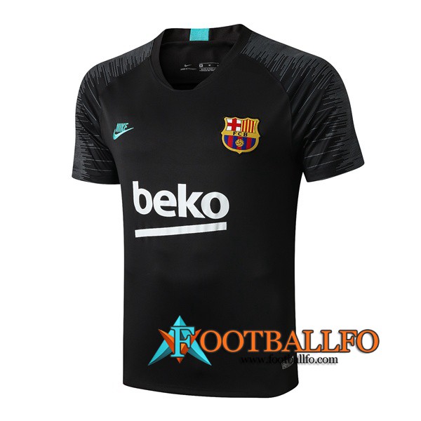 Camiseta Entrenamiento FC Barcelona Negro Verde 2019/2020