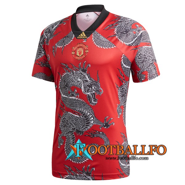 Camisetas Futbol Manchester United Dragon de Chine Roja 2019/2020