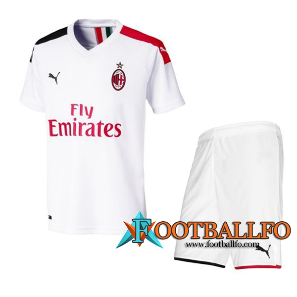 Camisetas Futbol Milan AC Ninos Segunda 19/20