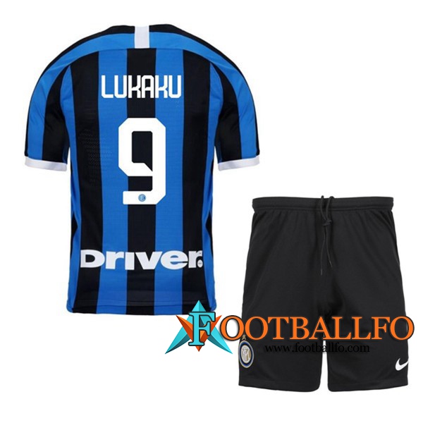 Camisetas Futbol Inter Milan (LUKAKU 9) Ninos Primera 19/20