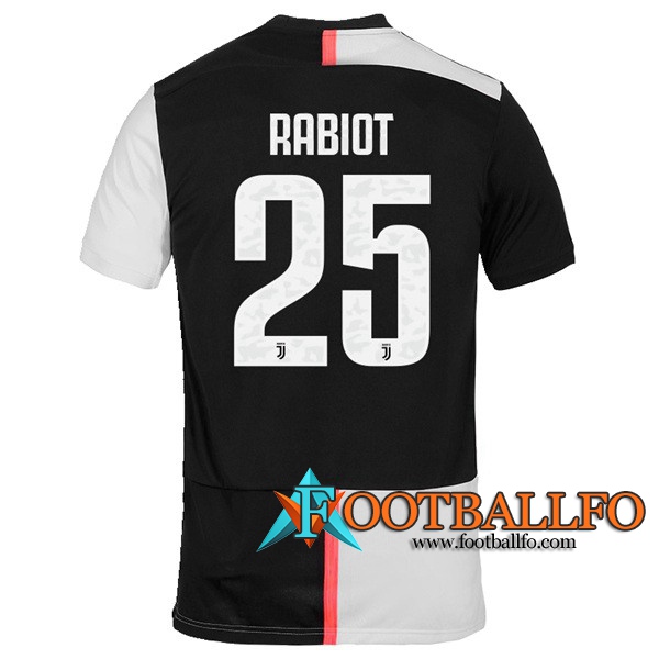 Camisetas Futbol Juventus (RABIOT 25) Primera 19/20