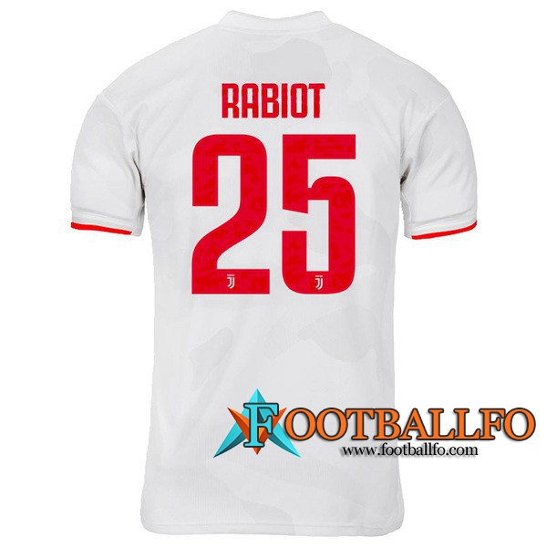 Camisetas Futbol Juventus (RABIOT 25) Segunda 19/20