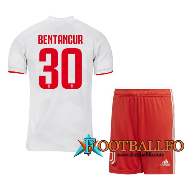 Camisetas Futbol Juventus (BENTANCUR 30) Ninos Segunda 19/20
