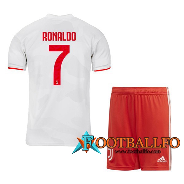 Camisetas Futbol Juventus (RONALDO 7) Ninos Segunda 19/20