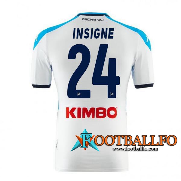 Camisetas Futbol SSC Napoli (INSIGNE 24) Tercera 19/20
