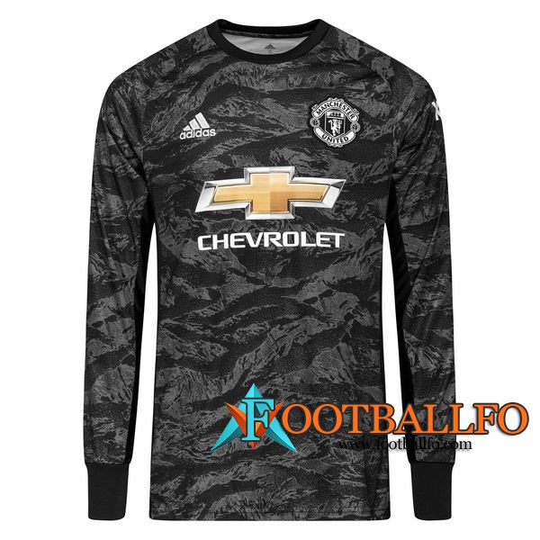 Camisetas Futbol Manchester United Portero Negro 2019/2020