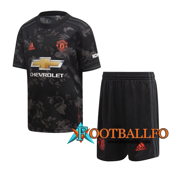 Camisetas Futbol Manchester United Ninos Tercera 2019/2020