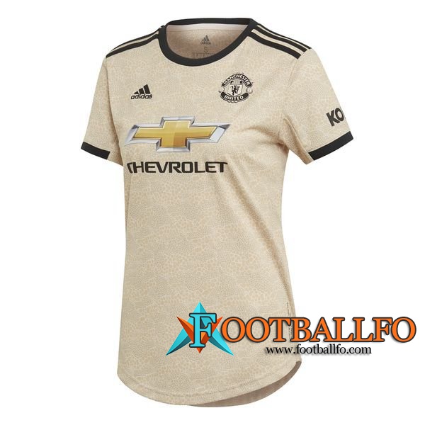 Camisetas Futbol Manchester United Mujer Segunda 2019/2020