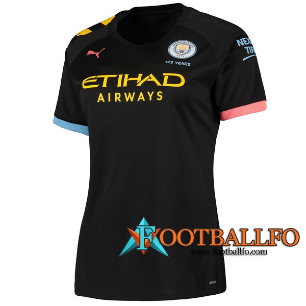 Camisetas Futbol Manchester City Mujer Segunda 2019/2020