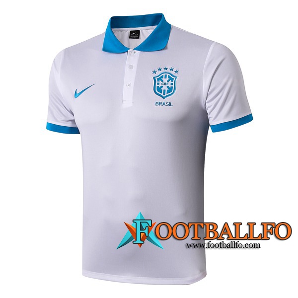 Polo Futbol Brasil Blanco 2019/2020