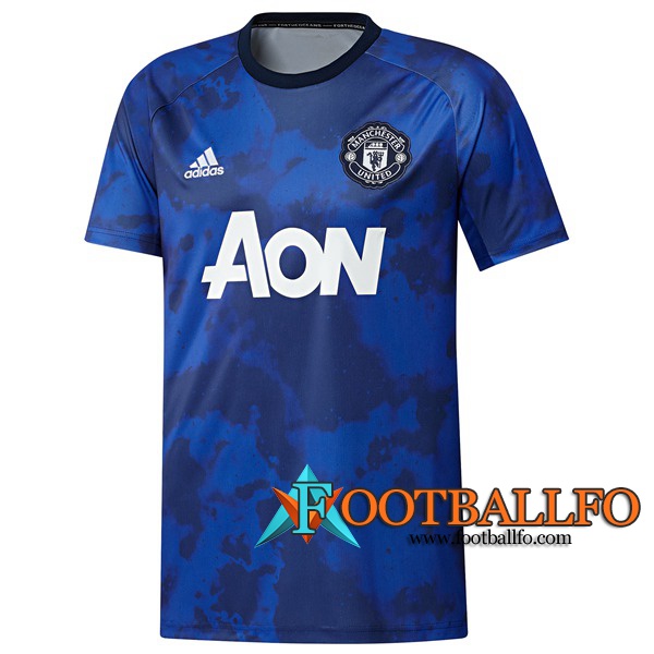 Camiseta Entrenamiento Manchester United Blue 2019/2020