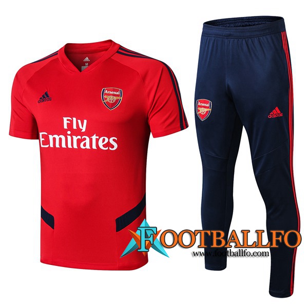 Camiseta Entrenamiento Arsenal + Pantalones Roja 2019/2020