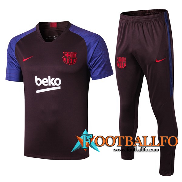 Camiseta Entrenamiento FC Barcelona + Pantalones Purpura 2019/2020