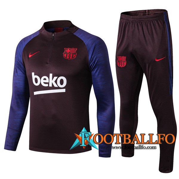 Chandal Futbol + Pantalones FC Barcelona Purpura Azul 2019/2020