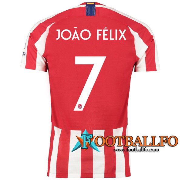 Camisetas Futbol Atletico Madrid (JOAO FELIX 7) Primera 2019/2020