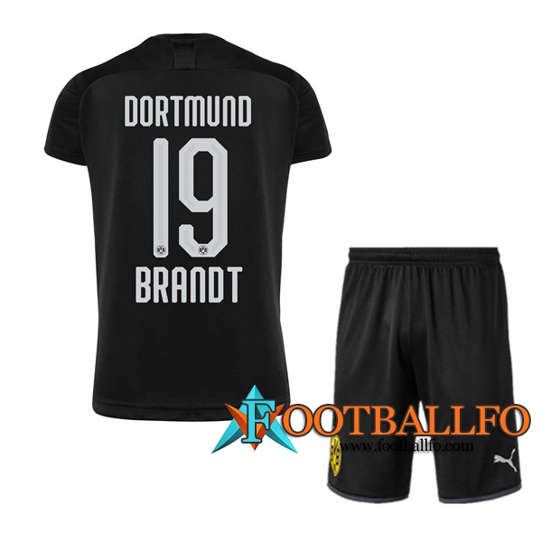 Camisetas Futbol Dortmund BVB (BRANOT 19) Ninos Segunda 2019/2020