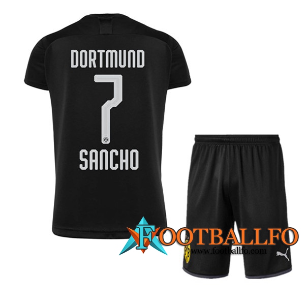 Camisetas Futbol Dortmund BVB (SANCHO 7) Ninos Segunda 2019/2020