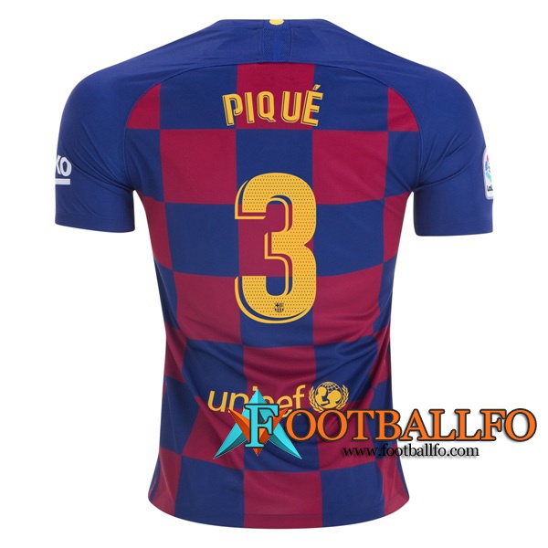 Camisetas Futbol FC Barcelona (PIQUE 3) Primera 2019/2020