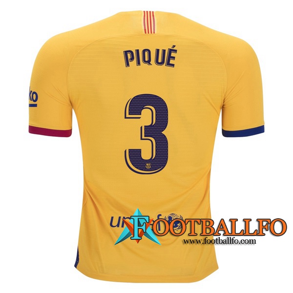 Camisetas Futbol FC Barcelona (PIQUE 3) Segunda 2019/2020