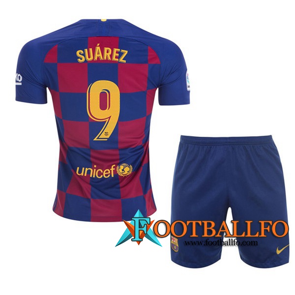Camisetas Futbol FC Barcelona (SUAREZ 9) Ninos Primera 2019/2020