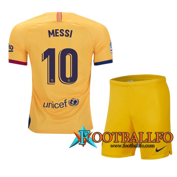 Camisetas Futbol FC Barcelona (MESSI 10) Ninos Segunda 2019/2020