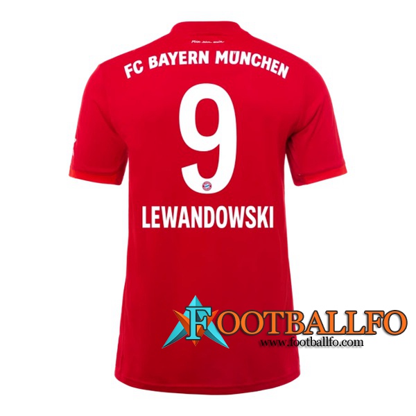 Camisetas Futbol Bayern Munich (LEWANDOWSKI 9) Primera 2019/2020