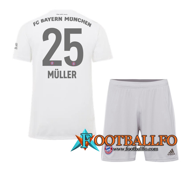 Camisetas Futbol Bayern Munich (MULLER 25)Ninos Segunda 2019/2020