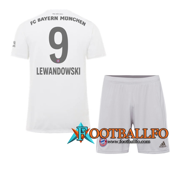 Camisetas Futbol Bayern Munich (LEWANDOWSKI 9) Ninos Segunda 2019/2020