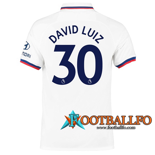 Camisetas Futbol FC Chelsea (David Luiz 30) Segunda 2019/2020
