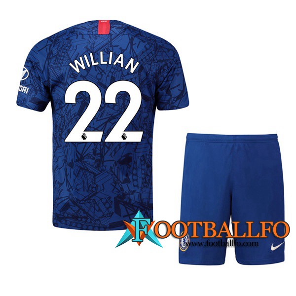 Camisetas Futbol FC Chelsea (Willian 22) Ninos Primera 2019/2020