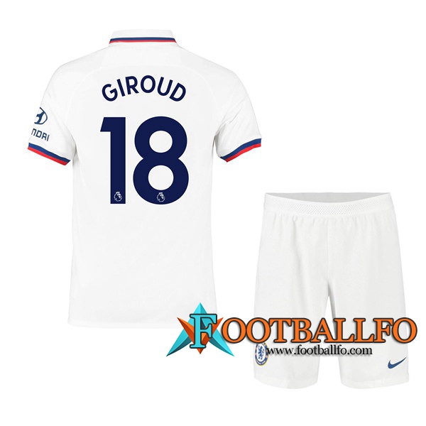 Camisetas Futbol FC Chelsea (Giroud 18) Ninos Segunda 2019/2020