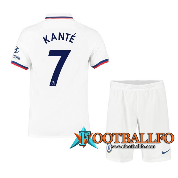 Camisetas Futbol FC Chelsea (KANTE 7) Ninos Segunda 2019/2020