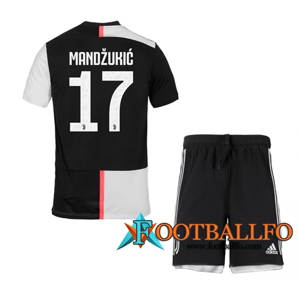 Camisetas Futbol Juventus (MANDZUKIC 17) Ninos Primera 2019/2020