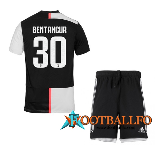 Camisetas Futbol Juventus (BENTANCUR 30) Ninos Primera 2019/2020