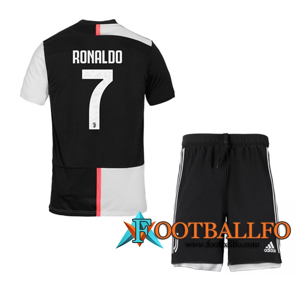 Camisetas Futbol Juventus (RONALDO 7) Ninos Primera 2019/2020