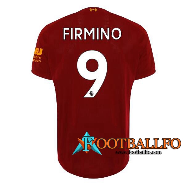 Camisetas Futbol FC Liverpool (FIRMINO 9) Primera 2019/2020