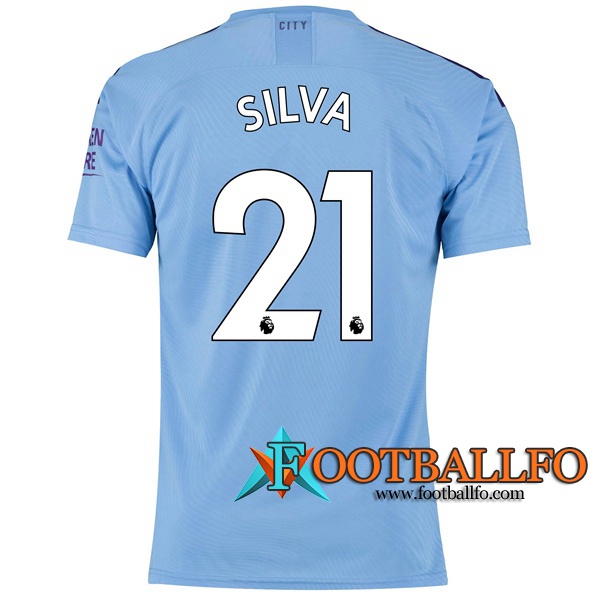 Camisetas Futbol Manchester City (SILVA 21) Primera 2019/2020