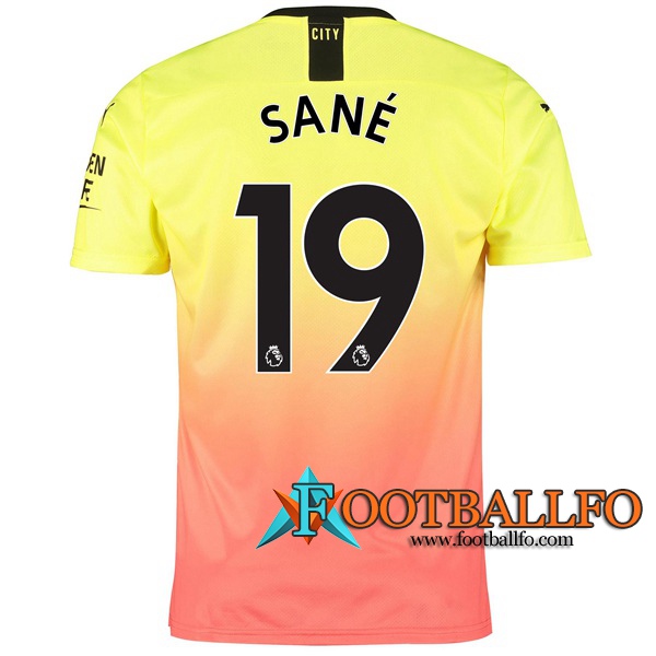 Camisetas Futbol Manchester City (SANE 19) Tercera 2019/2020