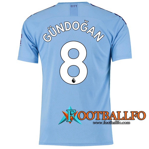 Camisetas Futbol Manchester City (GUNDOGAN 8) Primera 2019/2020